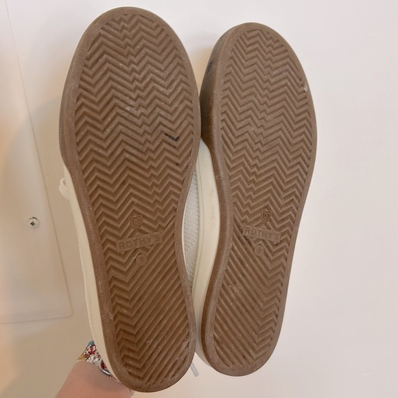 Rothy’s The Lace Up Sneaker in Vanilla Women’s Size 8 - Picture 6 of 6